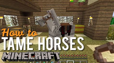 Step 1: First of all, tame the horse and make it your pet. Step 2: If you do not tame the horse it will buck you off and you won’t be able to ride the horse. Step 3: So when you have tamed the horse and you have climbed it open the inventory. Step 4: When you climb the horse and open the inventory it will also show you the horse’s inventory ...
